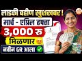 Ladki bahin yojana march april hafta new gr update | ladki bahin yojana march april installment 2026