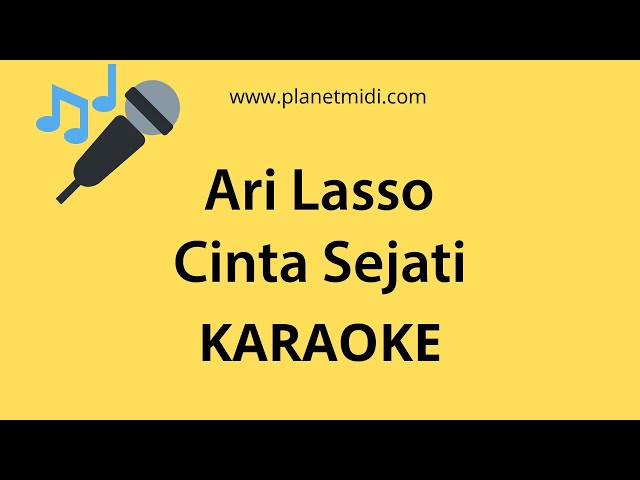 Ari Lasso - Cinta Sejati (Karaoke Instrumental) class=