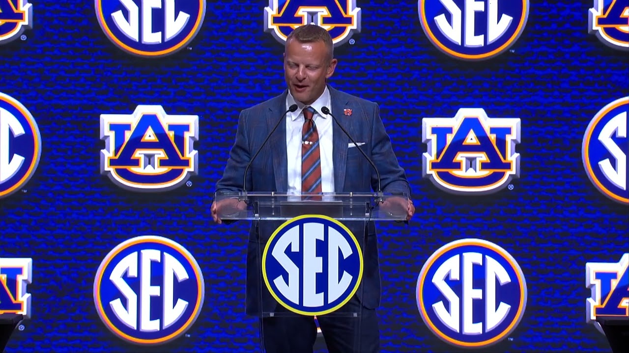 Bryan Harsin SEC Media Days 2022 Auburn Main Room