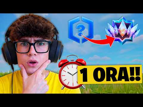 HOW HIGH OF A RANK CAN I REACH IN 1 HOUR IN THE NEW FORTNITE SEASON?! 😱 *SPEEDRUN*