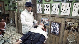 💈 ASMR BARBER - World's finest HOT TOWEL SHAVE