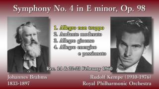 Brahms: Symphony No. 4, Kempe & RPO (1960) ブラームス 交響曲第4番 ケンペ