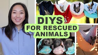 Sewing DIYs for Rescued Animals | Beds, bags, pouches, and wraps!