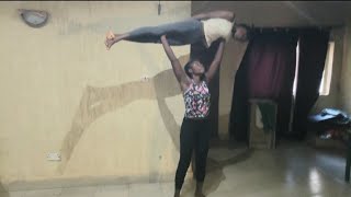 Strong African Women Lift And Carry Workout Exercise