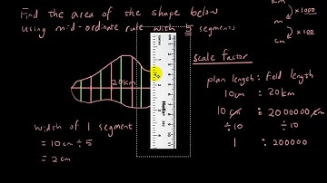Year 12 Maths A - Mid-ordinate rule problem with scale factor