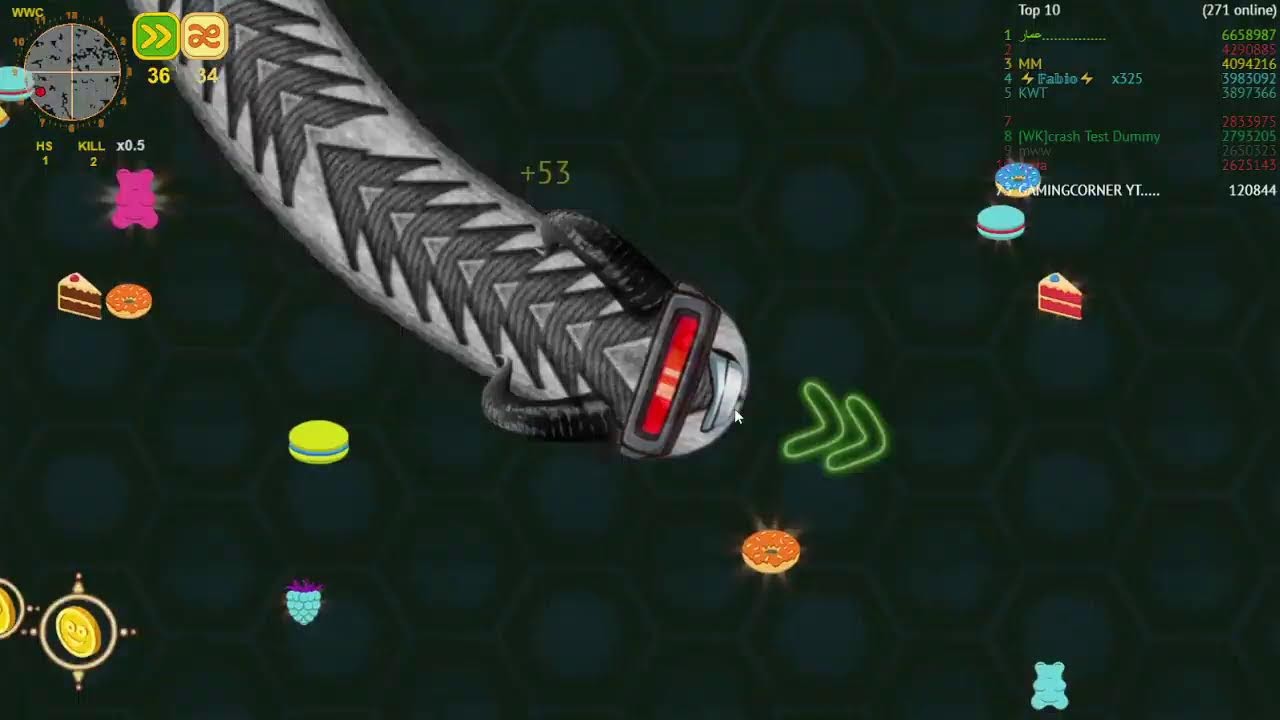 Slither.io Live Stream , THEJSK Gamer @YT LiVE