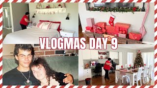 VLOGMAS 2023 | DAY 9 | CHRISTMAS CLEANING | CHRISTMAS HOUSE TOUR | OLD PHOTOS OF US | MOVIE REVIEW