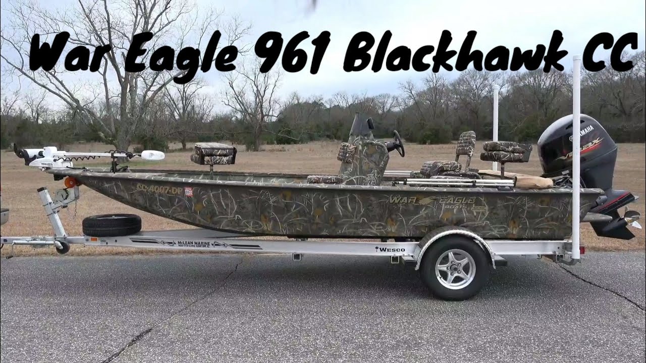 War Eagle Boats ( Blackhawk 961 CC) (New Boat) #santeecooper #fishing  #Yamaha 