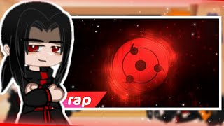 Akatsuki Reagindo Ao Rap Do Sharingan | (Naruto/Gacha)