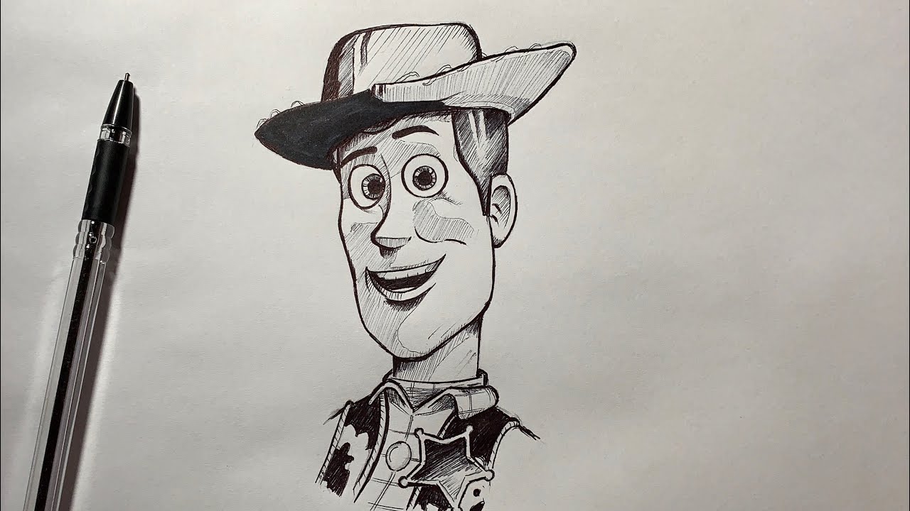 Drawing Woody | Toy Story - YouTube