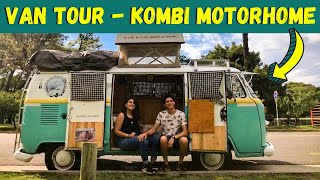 VAN TOUR súper COMPLETO   VW KOMBI Motorhome ❤ Fabricada con MATERIALES RECICLADOS ⚡ Increíble