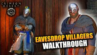 Crimson Desert Eavesdrop on Beighen Villagers (Bared Fang Quest Guide)