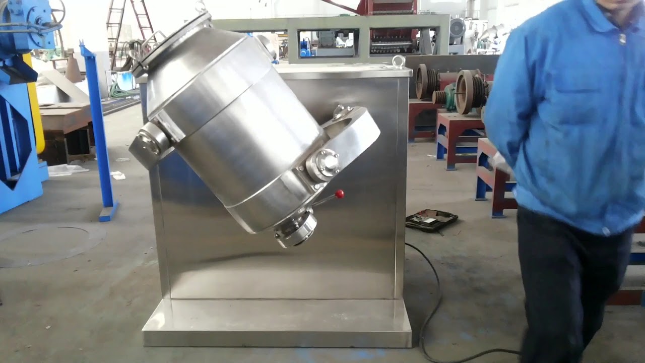 3D  three dimensional  powder mixer