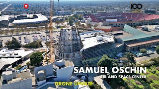 Space Shuttle Endeavours new $400 Million CA Science Center Construction Update