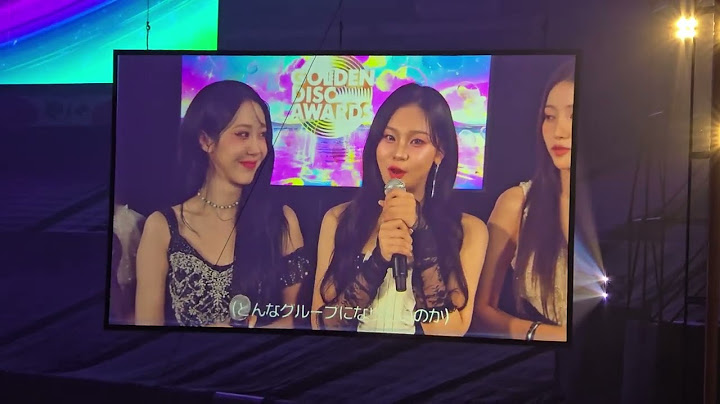 250105 39th Golden Disc Awards GFRIEND interview #여자친구 #ヨチン