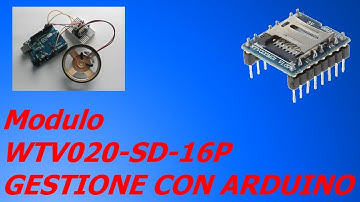 Modulo WTV020SD-16P - Gestione seriale con Arduino UNO