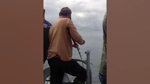 Mark Fraley fishing on the Halibut Grove