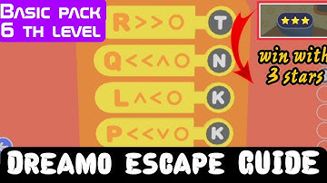 Dreamo escape BASIC PACK (6th) level guide #gameguide #rsgv