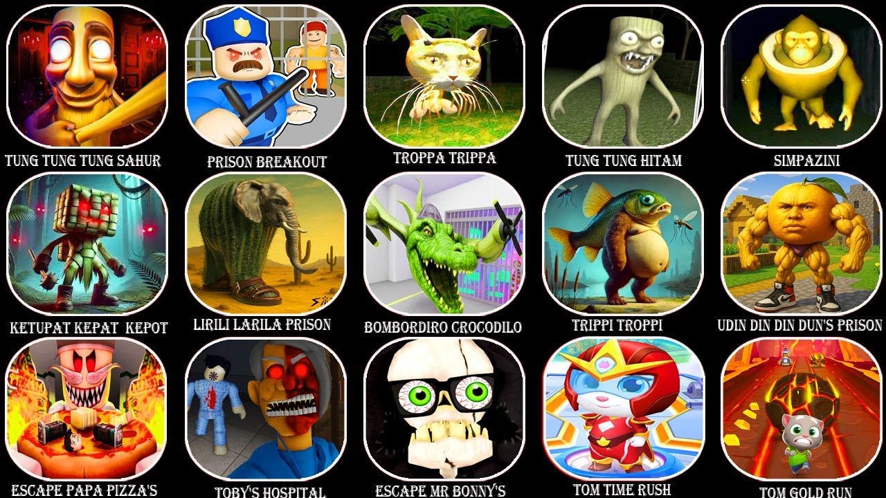 Escape TUNG TUNG TUNG SAHUR PRISON RUN OBBY, Tung Tung Tung Sahur 3D, ROBLOX, Tom Time Rush