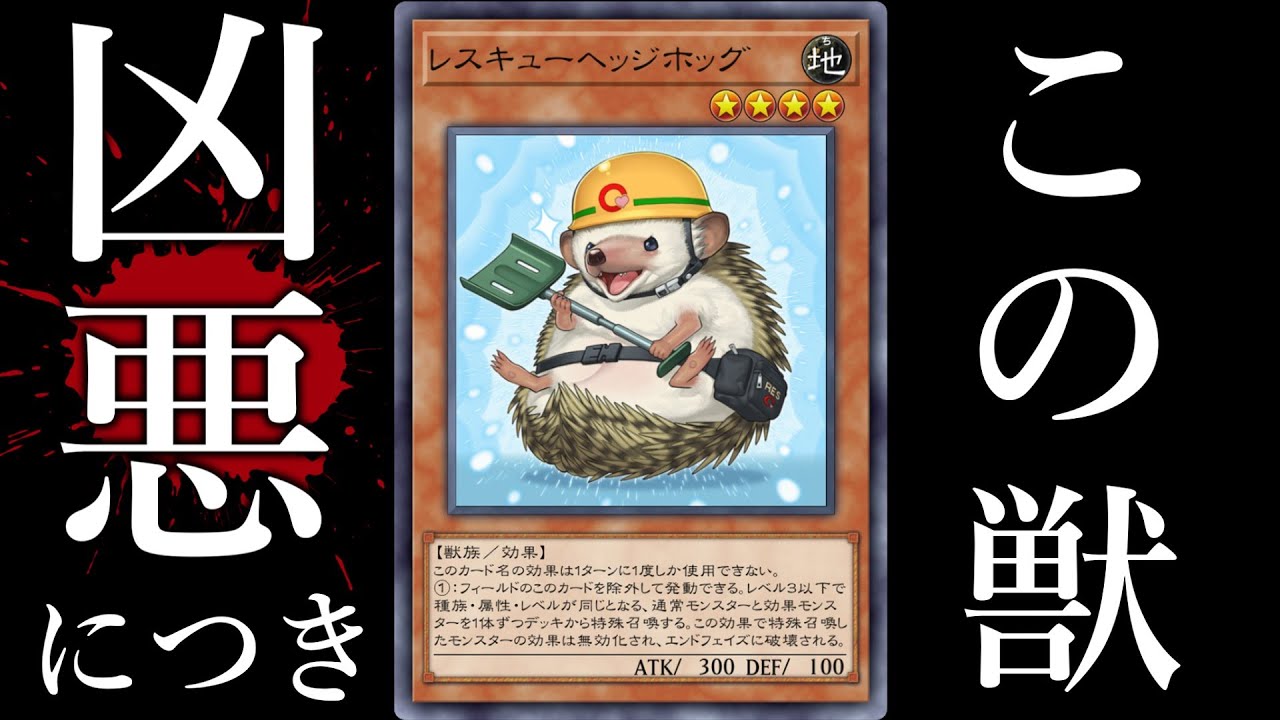 可能性の獣】「レスキューヘッジホッグ」が”あのデッキ”を超絶強化して