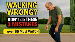 Walking Wrong After 60 ? THREE Gait MISTAKES To Stop Today