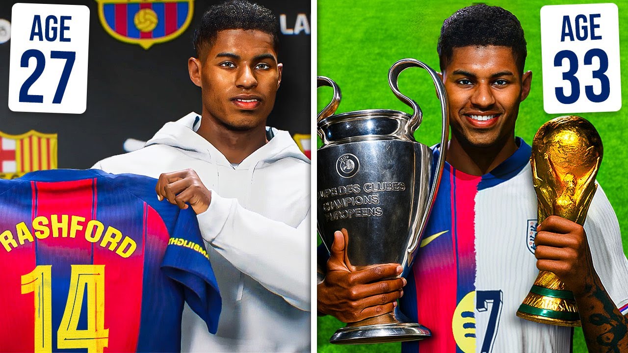 I Played Marcus Rashford’s Career At Barcelona