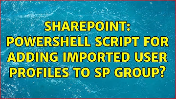 Sharepoint: Powershell script for adding imported user profiles to SP group?