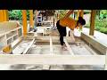 Increíble Mujer Construye Cocina de Ladrillo y Muebles de Madera