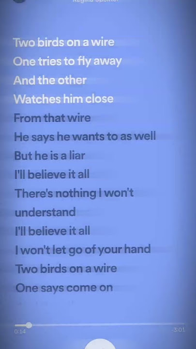 two birds on a wire - sped up