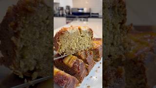 Upside Down Banana Bread Cake 🍌 #food #foodies #shorts