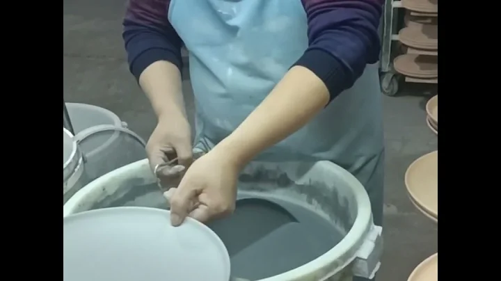 FENN Ceramic Factory Plates Glazing Process Support Custom Color