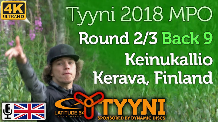 Tyyni 2018 MPO Round 2/3 Back 9 @ Keinukallio (Wysocki, Paju, Barsby, Heinänen) with commentary [4K]