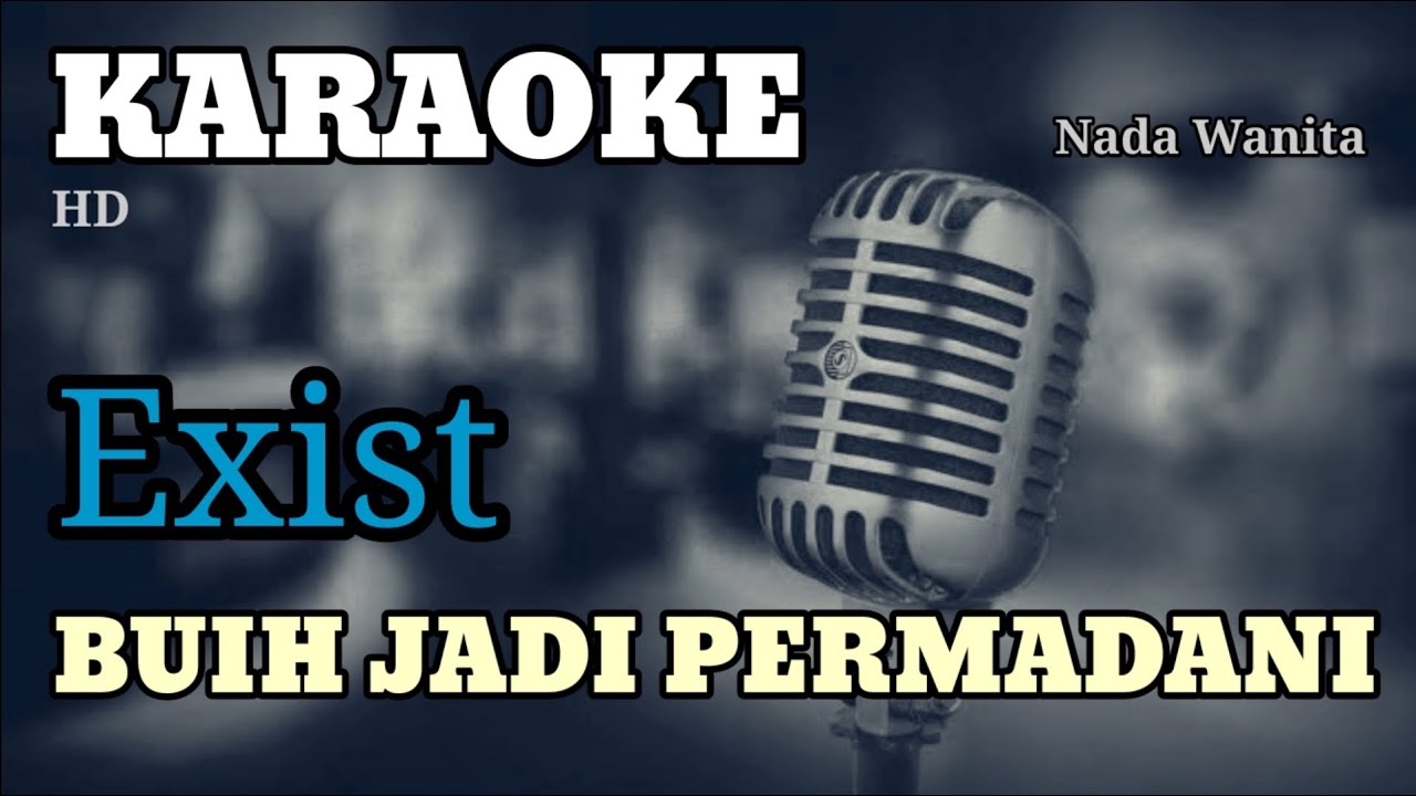 BUIH JADI PERMADANI KARAOKE/LIRIK NADA WANITA YouTube