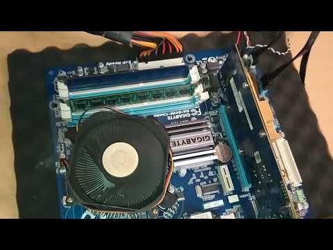 проверка - Тест и запуск материнской платы GIGABYTE GA-G41M Combo rev 2.0 авито объявление HARD SALE