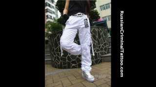 White cargo pants. Белые карго штаны