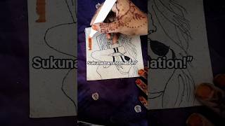 sukuna transformation female version | Anime Art Tutorialsukuna #anime #shortsfeed