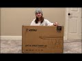 UNBOXING MY NEW MONITOR!