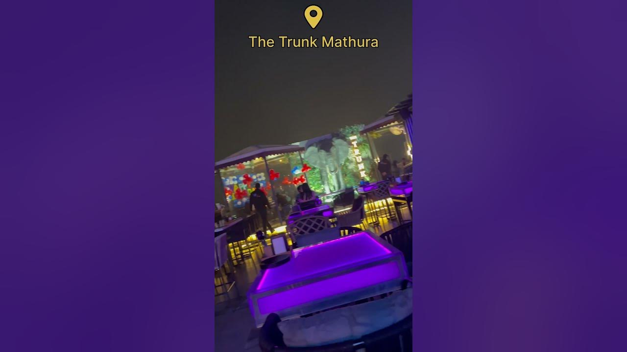 The Trunk Mathura best rooftop Bar in mathura The Trunk shorts 