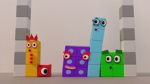 Numberblocks Tetris Animation | Softbody Tetris 1