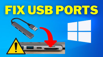 Fix USB Ports Not Working in Windows 10/11