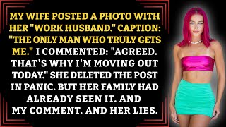 My Wife Posted A Photo With Her "Work Husband." Caption: "The Only Man Who Truly Gets Me...