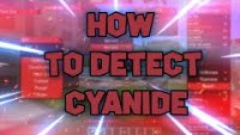 HOW TO DETECT CYANIDE IN 1 MINUTE