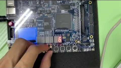 EEE314 Task 1- Operation of BCD to7 segment decoder using DE10-Standard FPGA