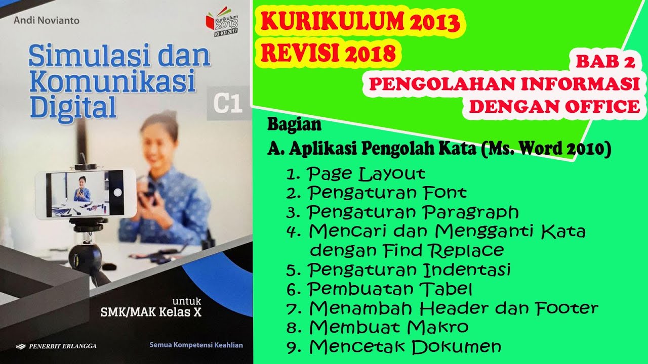 SIMULASI DAN KOMUNIKASI DIGITAL KELAS 10 SEMESTER 1 Part