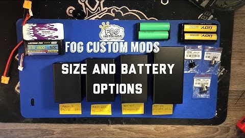 Fog Custom Mod’s Size and Battery selection with ABM2 ABM2XL ABMXLT ABMNX SPWM3 DNA250C NLPWM 2.2
