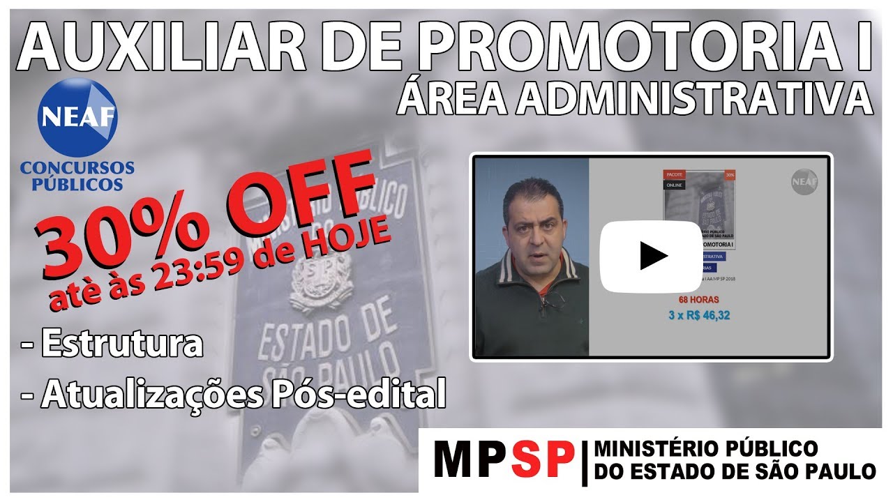 Aprovados no Concurso de Auxiliar de Promotoria I - Administrativo MPSP  Public Group