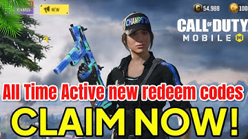 Active new redeem codes in call of duty mobile | New Redeem Codes | New Redeem Codes In CODM