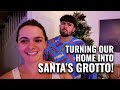 Jay transformed our house into Santa's grotto! (yes in November)