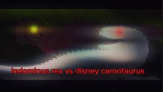 indominus rex vs disney carnotaurus [canceled project]