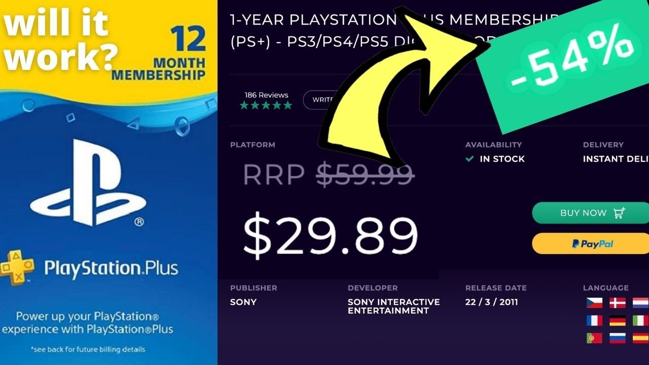 Score a discounted 3-year subscription to PlayStation Plus